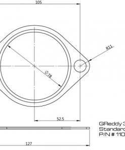 Shopgreddy GReddy Products Replacement Exhaust Gaskets For GReddy Exhausts - Oval, 2-bolt