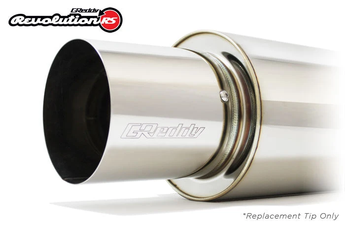 GReddy Replacement Revolution RS SUS 304 Tip(s) 105mm Dia. GReddy Products 6 GReddy Replacement Revolution RS SUS 304 Tip(s) 105mm Dia. GReddy Products
