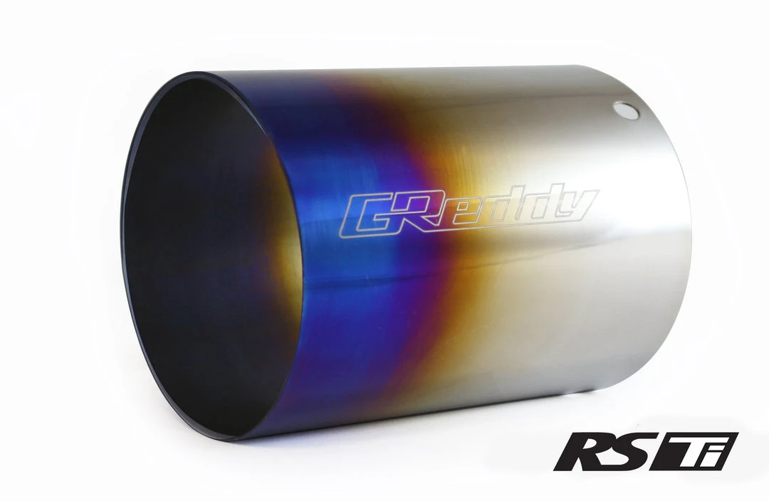 GReddy Optional Revolution RS Titanium Tip(s) 115mm Dia. 4 GReddy Optional Revolution RS Titanium Tip(s) 115mm Dia.