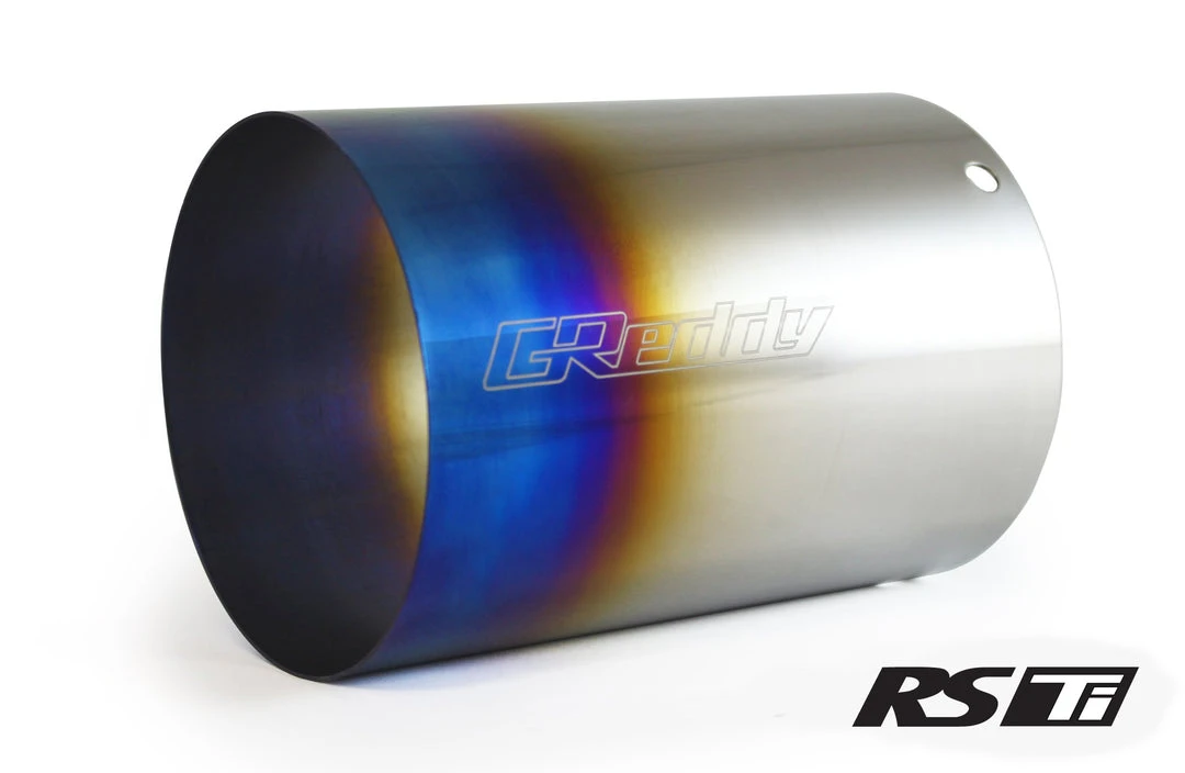 GReddy Optional Revolution RS Titanium Tip(s) 115mm Dia. 5 GReddy Optional Revolution RS Titanium Tip(s) 115mm Dia.