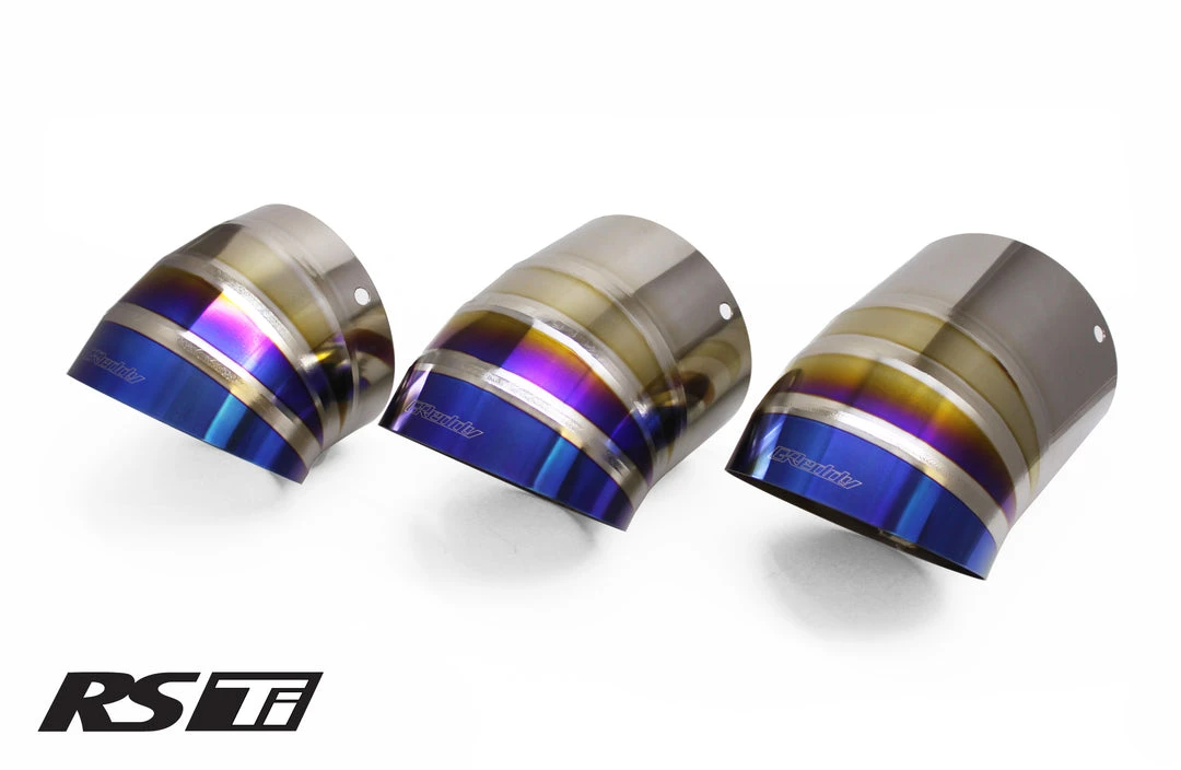 GReddy Optional Revolution RS Titanium Turndown Tip(s) 115mm Dia. - New! 6 GReddy Optional Revolution RS Titanium Turndown Tip(s) 115mm Dia. - New!