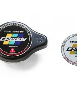GReddy High Pressure Radiator Cap - 1.3kg/cm2 - New Finishes, Black, Polished, And Brushed GReddy Products
