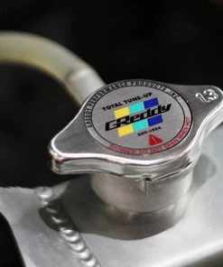 GReddy High Pressure Radiator Cap - 1.3kg/cm2 - New Finishes, Black, Polished, And Brushed GReddy Products