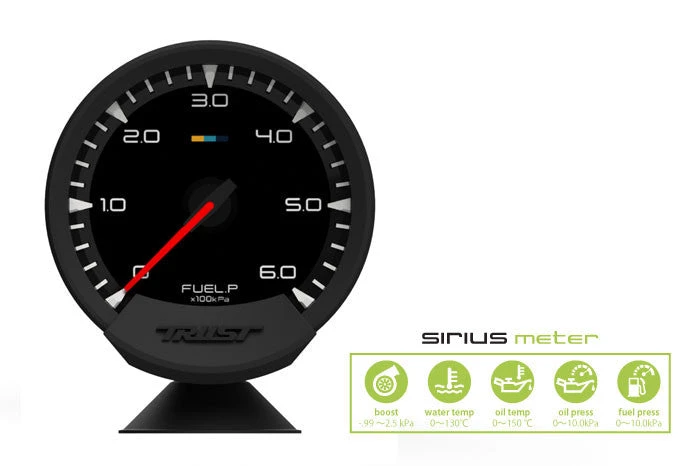 GReddy Sirius Meter - Analog Fuel Press Gauge 3 GReddy Sirius Meter - Analog Fuel Press Gauge