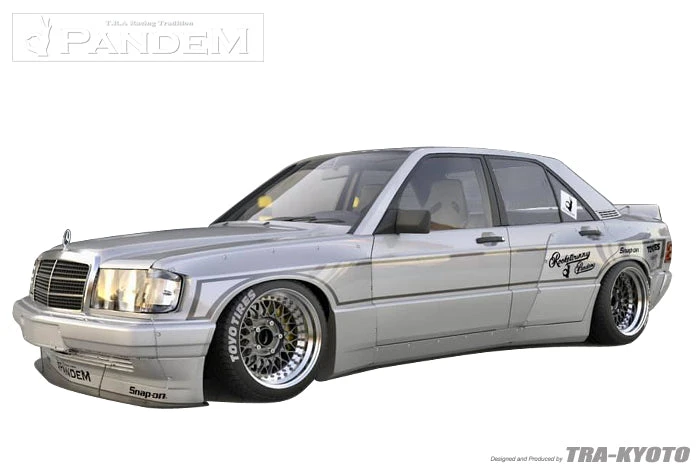 TRA Kyoto NEW Pandem Aero - Mercedes (190E) - New! Aero - Pandem Rocket Bunny 3 TRA Kyoto NEW Pandem Aero - Mercedes (190E) - New! Aero - Pandem Rocket Bunny