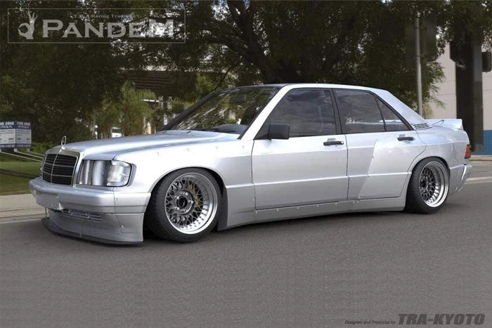 TRA Kyoto NEW Pandem Aero - Mercedes (190E) - New! Aero - Pandem Rocket Bunny 6 TRA Kyoto NEW Pandem Aero - Mercedes (190E) - New! Aero - Pandem Rocket Bunny