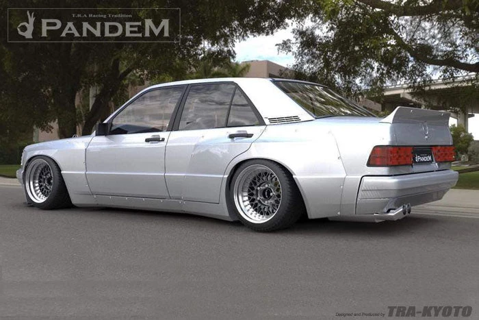 TRA Kyoto NEW Pandem Aero - Mercedes (190E) - New! Aero - Pandem Rocket Bunny 4 TRA Kyoto NEW Pandem Aero - Mercedes (190E) - New! Aero - Pandem Rocket Bunny