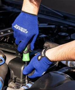 GReddy GPP JDM GReddy Mechanic's Gloves - Blue And Black - NEW!