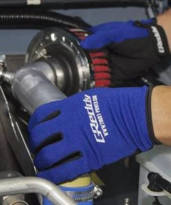 GReddy GPP JDM GReddy Mechanic's Gloves - Blue And Black - NEW!