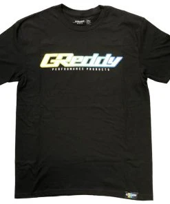 GReddy GPP GReddy Products GReddy Logo Tee (with Gradient Outline) - Black