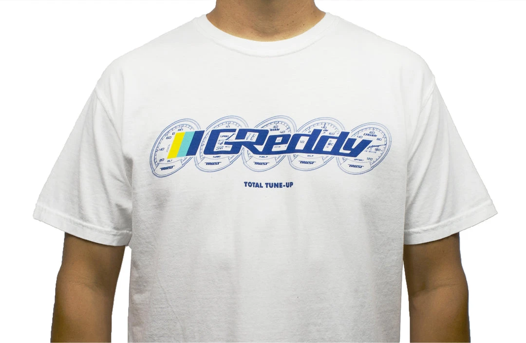 GReddy GPP GReddy Meters Logo Tee - White 4 GReddy GPP GReddy Meters Logo Tee - White