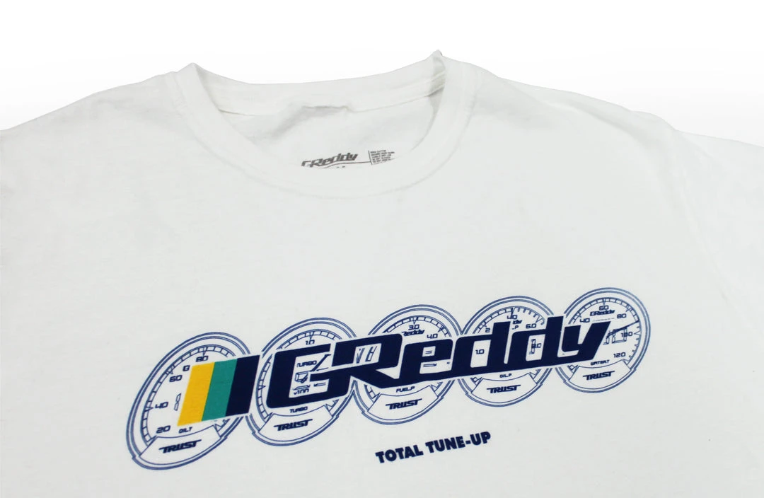 GReddy GPP GReddy Meters Logo Tee - White 3 GReddy GPP GReddy Meters Logo Tee - White