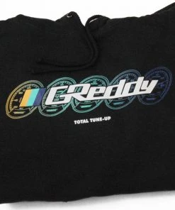 GReddy Racing New Arrivals GReddy Meters Pullover Hoodie - Black NEW