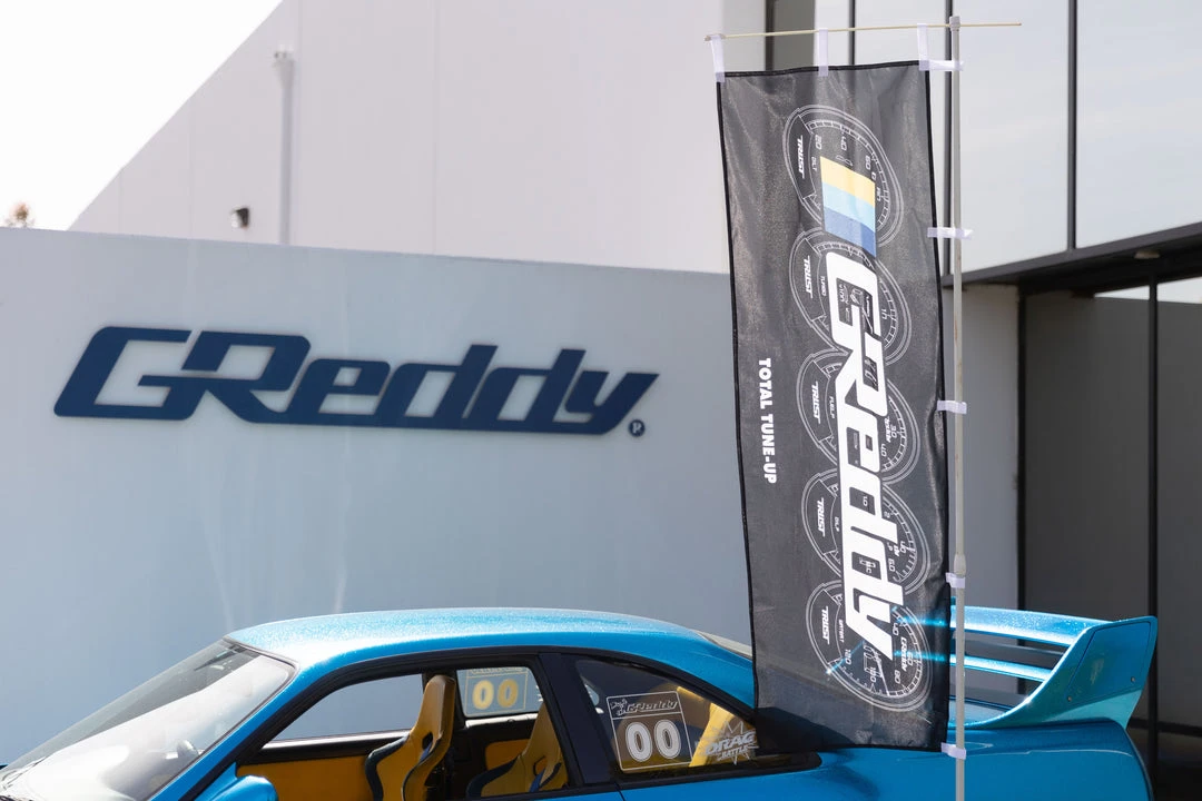 GReddy Meters Nobori Flag / Banner - Black + ShopGreddy Exclusive Offer! 6 GReddy Meters Nobori Flag / Banner - Black + ShopGreddy Exclusive Offer!