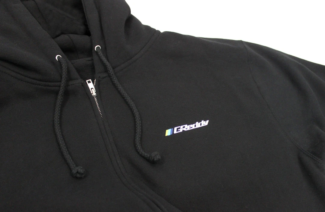 GReddy Racing GReddy Heritage 3.0 Zip Hoodie - Black NEW 4 GReddy Racing GReddy Heritage 3.0 Zip Hoodie - Black NEW