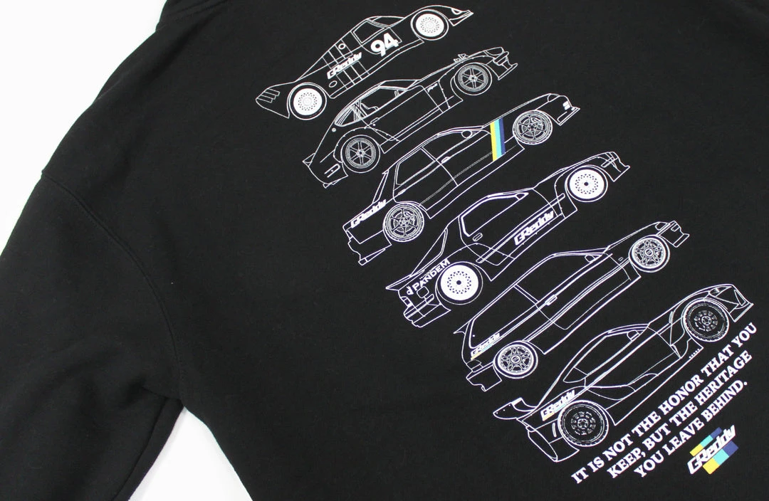 GReddy Racing GReddy Heritage 3.0 Zip Hoodie - Black NEW 3 GReddy Racing GReddy Heritage 3.0 Zip Hoodie - Black NEW