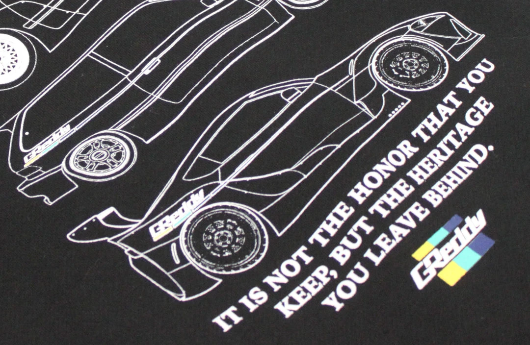 GReddy Racing GReddy Heritage 3.0 Zip Hoodie - Black NEW 5 GReddy Racing GReddy Heritage 3.0 Zip Hoodie - Black NEW