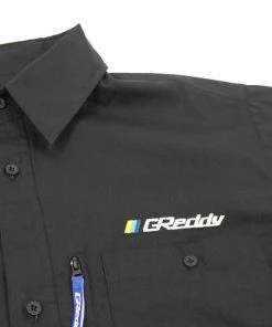 Boost Brigade New Arrivals GReddy Mechanic's Button-up Work Shirt 2.0 - Black