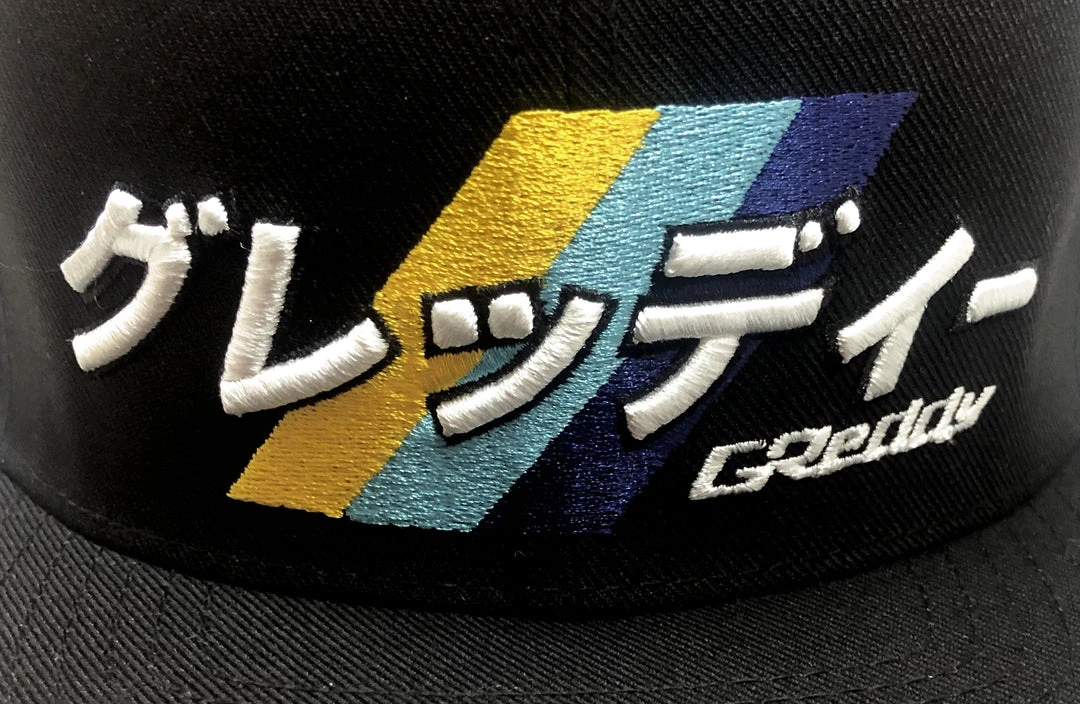GReddy GPP GReddy Katakana Snap-Back Cap - Black - NEW! 4 GReddy GPP GReddy Katakana Snap-Back Cap - Black - NEW!