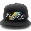 GReddy GPP GReddy Katakana Snap-Back Cap - Black - NEW!