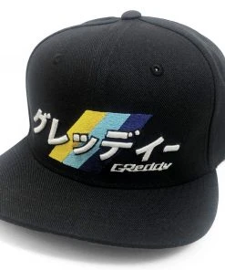 GReddy GPP GReddy Katakana Snap-Back Cap - Black - NEW! 9 GReddy GPP GReddy Katakana Snap-Back Cap - Black - NEW!