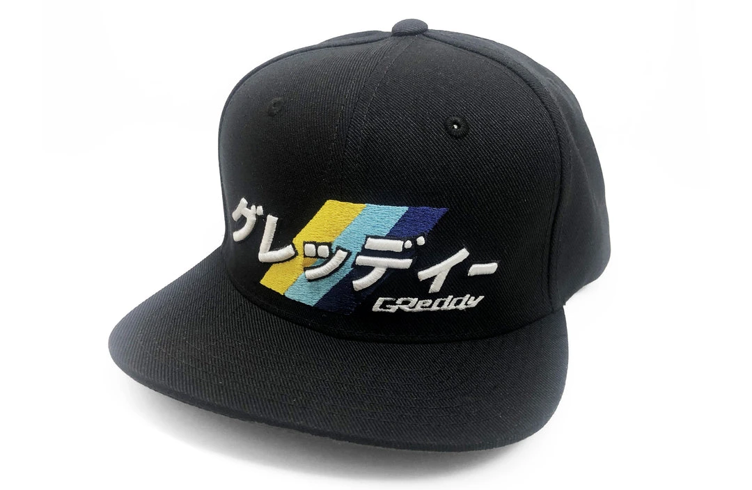 GReddy GPP GReddy Katakana Snap-Back Cap - Black - NEW! 5 GReddy GPP GReddy Katakana Snap-Back Cap - Black - NEW!