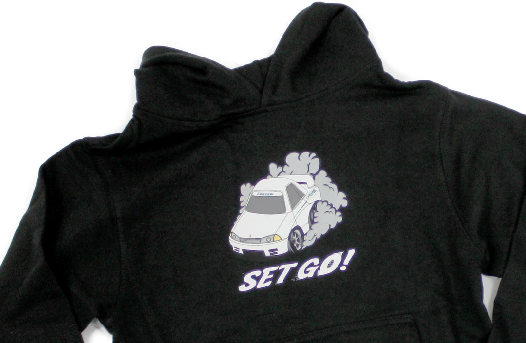 GReddy Racing GReddy Kid's GTR Hoodie - Black New Arrivals 3 GReddy Racing GReddy Kid's GTR Hoodie - Black New Arrivals
