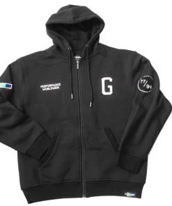 Boost Brigade GReddy Varsity Zip-Up Hooded Fleece - Black - NEW! New Arrivals