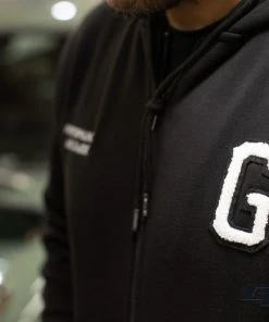 Boost Brigade GReddy Varsity Zip-Up Hooded Fleece - Black - NEW! New Arrivals