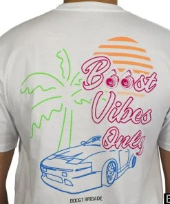 Boost Brigade Boost Vibes Only Pocket Tee - White