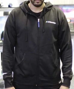 GReddy Racing GReddy Products GReddy Zip Hoodie Jacket, Water Resistant, Black