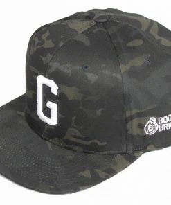 GReddy Racing GPP "G" Snap-Back Cap - Black Multi-Cam / White New Arrivals