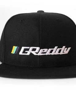 GReddy GPP Forward Stripe (L) GReddy Logo Snap-Back Cap - Black