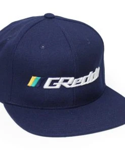 GReddy GPP Forward Stripe (L) GReddy Logo Snap-Back Cap - Navy Blue