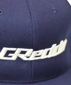 GReddy GPP Forward Stripe (L) GReddy Logo Snap-Back Cap - Navy Blue 7 GReddy GPP Forward Stripe (L) GReddy Logo Snap-Back Cap - Navy Blue