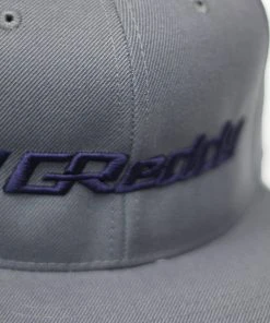 GReddy GPP Forward Stripe (L) GReddy Logo Snap-Back Cap - Grey