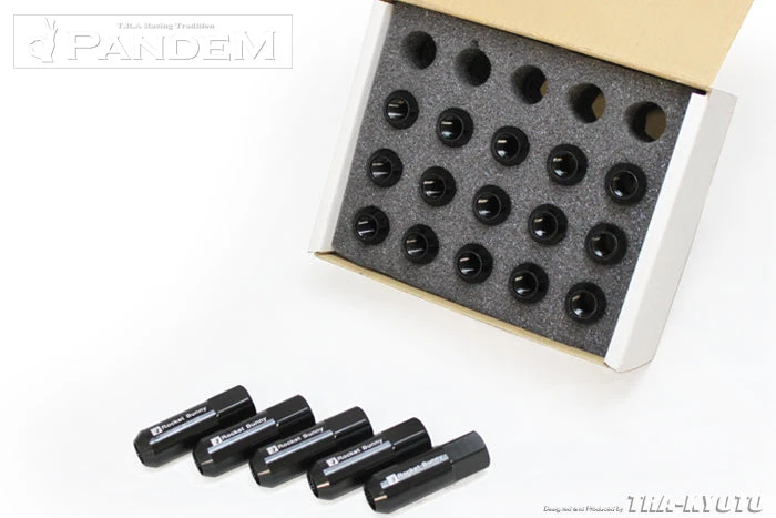 TRA Kyoto Rocket Bunny Aluminum Lug Nuts - M12 X P1.25 4 TRA Kyoto Rocket Bunny Aluminum Lug Nuts - M12 X P1.25