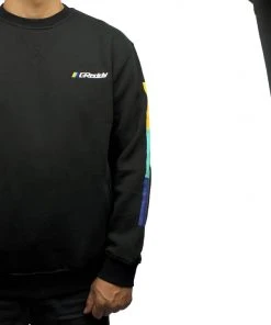 GReddy Racing GReddy Embroidered Fleece, With Pockets And Sleeve Stripes - Black NEW
