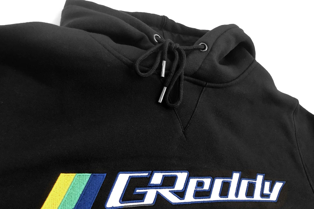 GReddy Racing New Arrivals GReddy Embroidered Pullover Hoodie - Black NEW 3 GReddy Racing New Arrivals GReddy Embroidered Pullover Hoodie - Black NEW