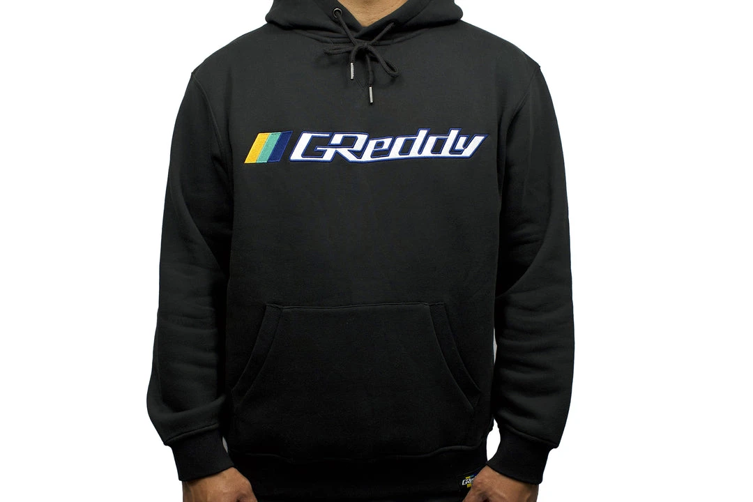 GReddy Racing New Arrivals GReddy Embroidered Pullover Hoodie - Black NEW 4 GReddy Racing New Arrivals GReddy Embroidered Pullover Hoodie - Black NEW