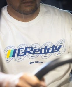 GReddy GPP GReddy Meters Logo Tee - White 8 GReddy GPP GReddy Meters Logo Tee - White