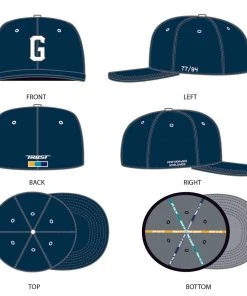 Boost Brigade GReddy Varsity G Fitted Cap - Dark Navy Blue GReddy Products