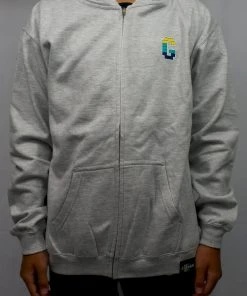 GReddy Racing New Arrivals GReddy Kid's Bricks Zip Hoodie - Heather Grey