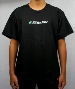 GReddy GPP GReddy Kid's OG Logo Tee (with 3 Stripes) - Black GReddy Products