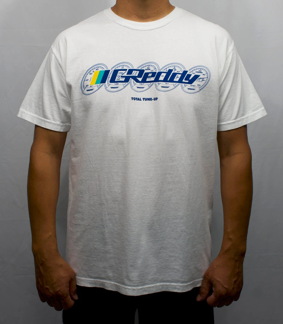 GReddy GPP GReddy Meters Logo Tee - White 6 GReddy GPP GReddy Meters Logo Tee - White