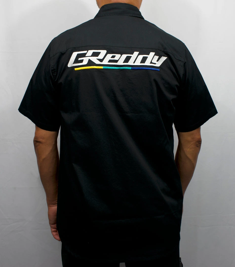 Boost Brigade New Arrivals GReddy Mechanic's Button-up Work Shirt 2.0 - Black 7 Boost Brigade New Arrivals GReddy Mechanic's Button-up Work Shirt 2.0 - Black